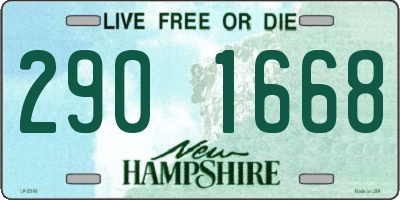 NH license plate 2901668