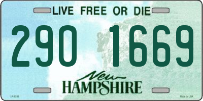 NH license plate 2901669