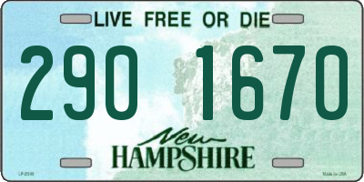 NH license plate 2901670