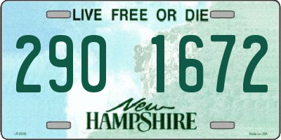 NH license plate 2901672