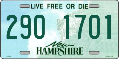 NH license plate 2901701