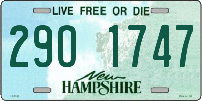 NH license plate 2901747