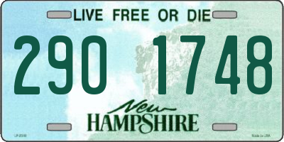 NH license plate 2901748