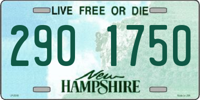 NH license plate 2901750