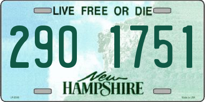 NH license plate 2901751