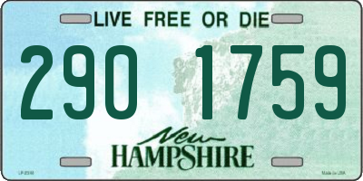 NH license plate 2901759