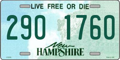 NH license plate 2901760