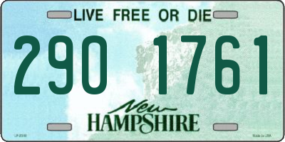 NH license plate 2901761