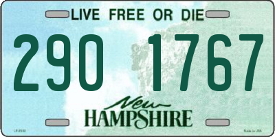 NH license plate 2901767
