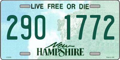 NH license plate 2901772