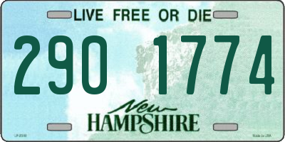 NH license plate 2901774