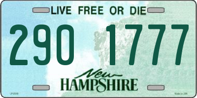 NH license plate 2901777