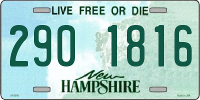 NH license plate 2901816