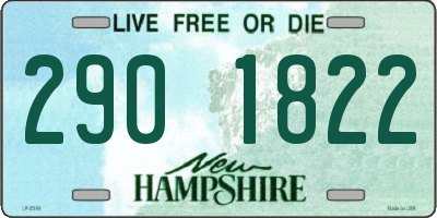 NH license plate 2901822