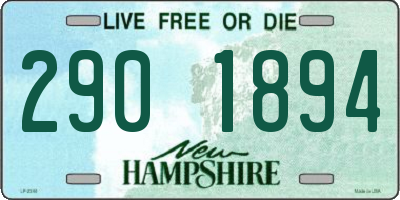 NH license plate 2901894