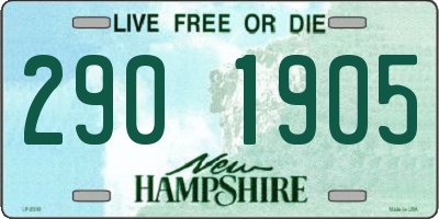NH license plate 2901905