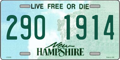 NH license plate 2901914