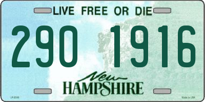 NH license plate 2901916
