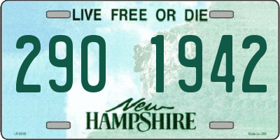 NH license plate 2901942