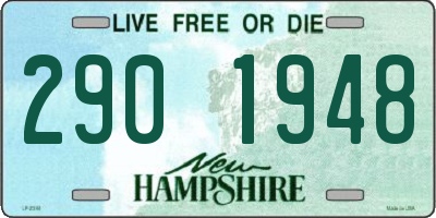 NH license plate 2901948