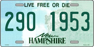 NH license plate 2901953