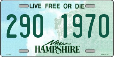 NH license plate 2901970