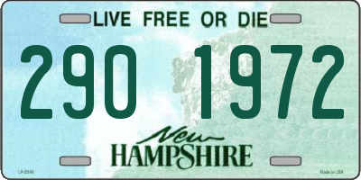 NH license plate 2901972