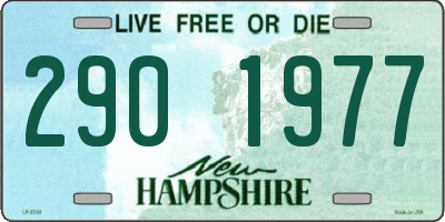 NH license plate 2901977