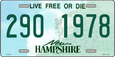 NH license plate 2901978