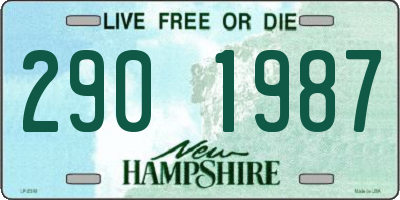 NH license plate 2901987