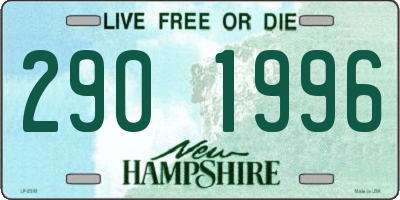 NH license plate 2901996