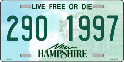 NH license plate 2901997