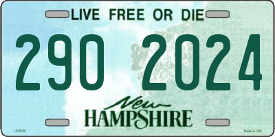 NH license plate 2902024