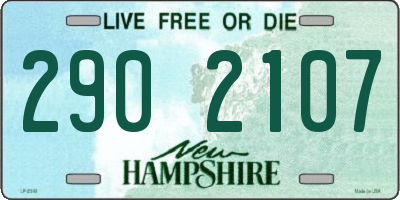 NH license plate 2902107
