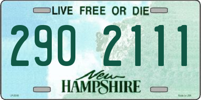 NH license plate 2902111