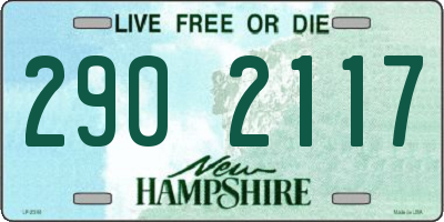 NH license plate 2902117
