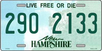 NH license plate 2902133
