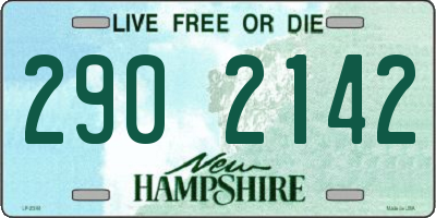 NH license plate 2902142