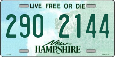 NH license plate 2902144