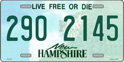 NH license plate 2902145