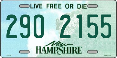 NH license plate 2902155