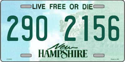 NH license plate 2902156