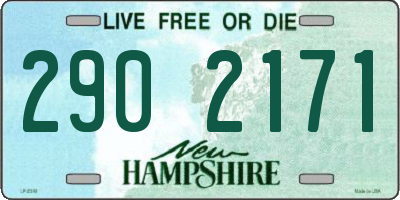 NH license plate 2902171