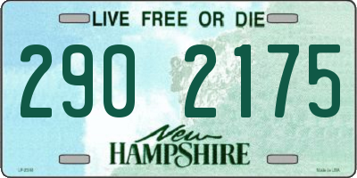 NH license plate 2902175