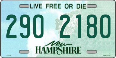 NH license plate 2902180