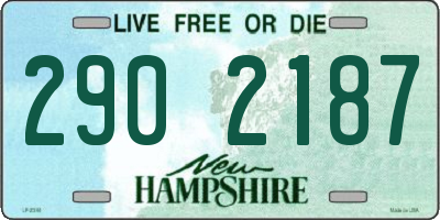 NH license plate 2902187