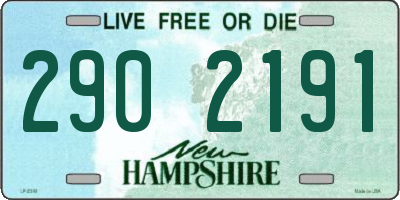 NH license plate 2902191