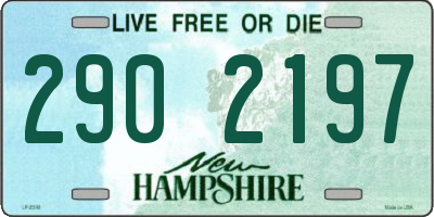 NH license plate 2902197