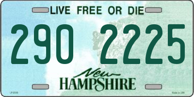 NH license plate 2902225