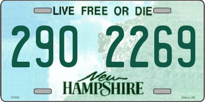 NH license plate 2902269